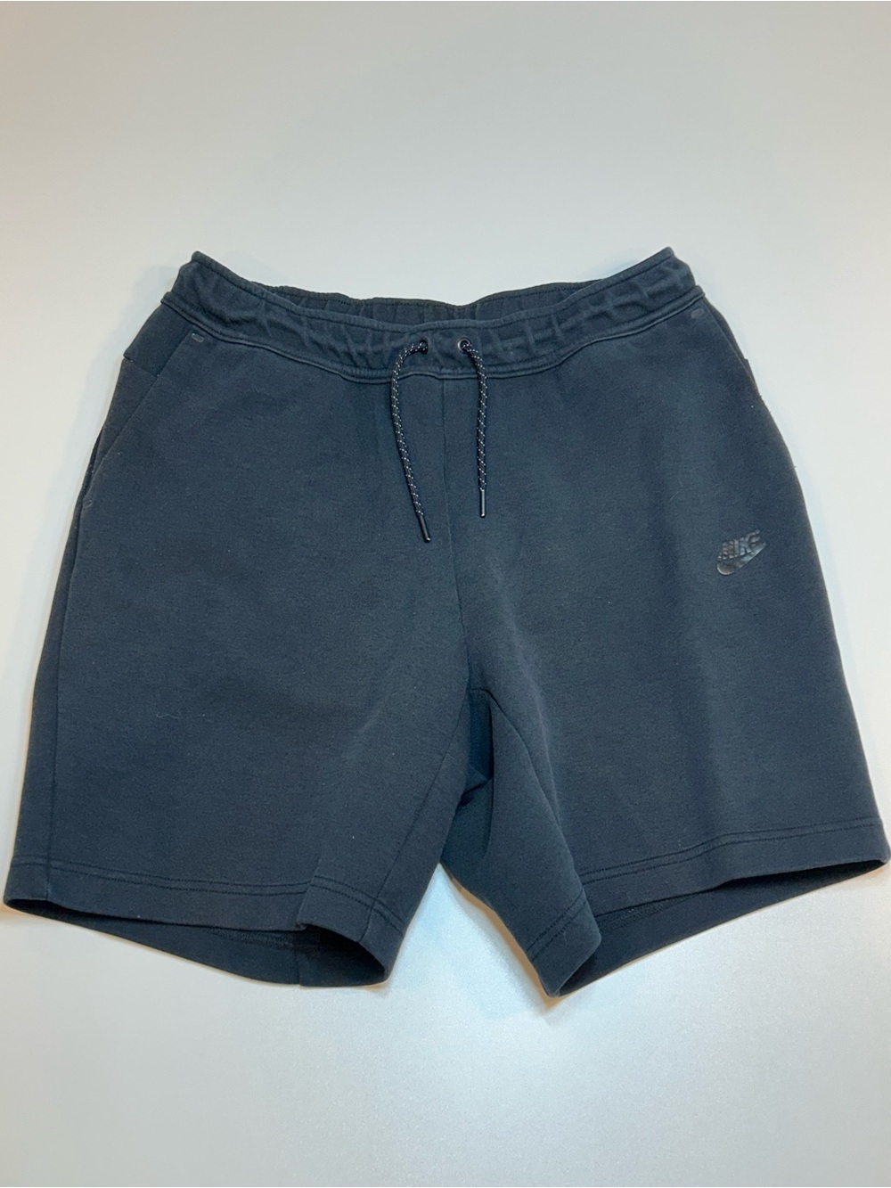 Nike Sportswear Club Fleece Black Drawstring Heavyweight Lounge Sweat Shorts